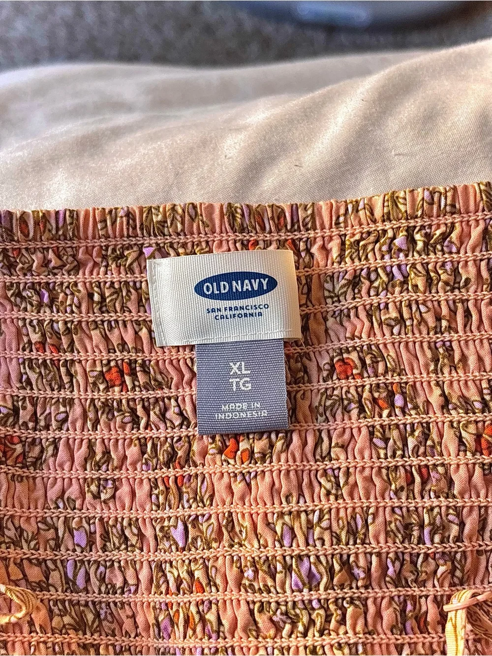 Old Navy Pink Paisley Slip Sundress - Picture 2 of 2